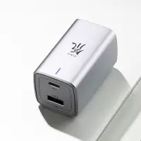 苹果pd快充45w氮化镓充电器头18w快速30w一套装iphone11手机p|皓月灰[45W大功率※双接口※多快充协议]