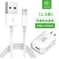 苹果pd快充18w充电器适用iphonex手机8plus充电线11p|苹果充电套装[1.5米]1条苹果数据线+2A充头