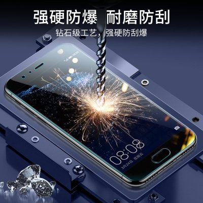 华为p10钢化膜p10plus全屏覆盖青春版护眼抗lite蓝光防爆防指纹vtr-al00手机贴膜vky-al00保护膜包