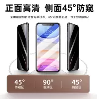 适用于苹果x钢化膜xr防窥膜iphone11/pro全屏xs/max防窥7/8p/6/6s手机iphonexr膜prom