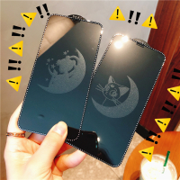 水冰月女6d息影钢化膜iphone11pro 8plus手机膜xsmax玻璃76卡通xr