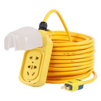 电瓶车电动车充电延长线电源插座带线插排插接线板拖线板插板长线 2.5平方 40米