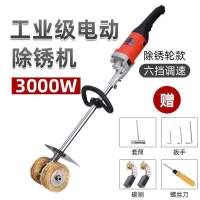 彩钢瓦除锈机手持式翻新钢丝轮打磨机混凝土水泥铁钢板电动抛光机 电动双轮除锈机（标配）