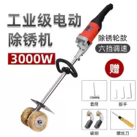 彩钢瓦除锈机手持式翻新钢丝轮打磨机混凝土水泥铁钢板电动抛光机 电动双轮除锈机（标配）