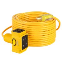 电瓶车电动车充电延长线电源插座带线插排插接线板拖线板插板长线 2.5平方 8米