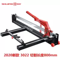 手动瓷砖切割机 瓷砖手推刀800 1000 1200激光推刀地砖高精 800mm推刀新款型号3022【45号工业空心钢】