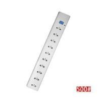 加长插座流水线老化架插排插带线工业接线板机柜pdu电源插线插板 500#（不配线送插头）