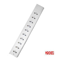 加长插座流水线老化架插排插带线工业接线板机柜pdu电源插线插板 200#（不配线送插头）