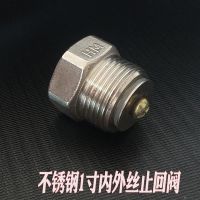 不锈钢止回阀 铜1寸dn25内外丝压力罐水泵无塔防回流单向止水阀 不锈钢1寸（DN25）内外丝止回阀