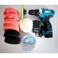 无线汽车抛光机打蜡机充电家用车用车漆修复刮痕划痕去污工具 16V一电升级款+砂蜡（送礼包）