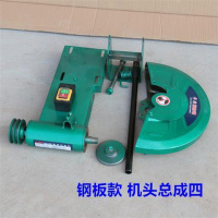 400型全铜线钢材木材型材工业重型切割机三相3kw 切割机配件架子 钢板款机头总成4