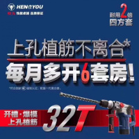 32t3电锤 水电工 开专用 双用电锤 大功率电锤爆模 破石