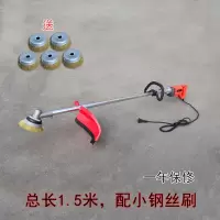 电动除锈机钢丝轮打磨机铁钢结构彩钢瓦除锈翻新机甲板钢板抛光机 新款电动除锈机13CM（送5刷）