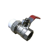 全铜202532ppr铜球阀pe铜球阀双活接单外丝单内丝热熔高温阀 PPR内丝球阀1寸32