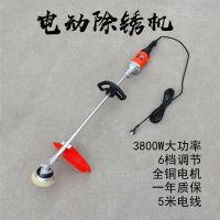 电动除锈机钢丝轮打磨机铁钢结构彩钢瓦除锈翻新机甲板钢板抛光机 电动除锈机13CM