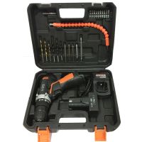 美彦迪电动螺丝刀充电式电起子16.v手电钻锂电家用手钻工具套装 25V一电25件套塑盒