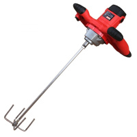 16mm搅拌钻飞机钻手电钻搅拌器大功率水泥电钻搅棒机涂料腻子粉 方向盘+50厘米双山杆 默认