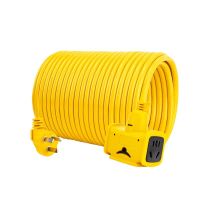 防冻防爆2-40米电动车充电线延长线插座插排插板长线接线板插线板 *【14孔+指示灯】* 40米