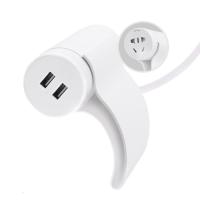 多功能带usb插排创意插座沙发茶几接线板线路隐形转换器 usb沙发插座-象牙白