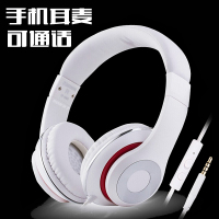 ip-980 电脑线控手机耳机头戴式耳麦单孔带麦克风潮 游戏