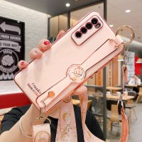 华为nova7手机壳保护壳nova7pro全包镜头nova7se硅胶软防摔nove7外壳女款腕带挂绳5红潮新款por曲屏