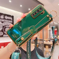 华为nova7手机壳保护壳nova7pro全包镜头nova7se硅胶软防摔nove7外壳女款腕带挂绳5红潮新款por曲屏