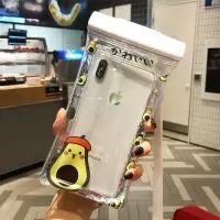 手机防水袋潜水手机套可触摸屏游泳外卖卡通苹果x华为通用防水包