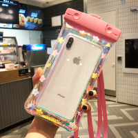 手机防水袋潜水手机套可触摸屏游泳外卖卡通苹果x华为通用防水包