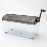 手动碎纸机a4迷你家用手摇碎纸机小型办公用碎纸机桌面条状碎纸机