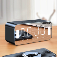 h8无线蓝牙音箱家用低音炮手机迷你蓝牙小音响随身便携式小型3d环绕时钟闹钟大音量可爱少女影响