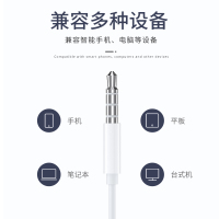 耳机有线入耳式6s适用华为oppor11reno3小米8p安卓vivox9x20电脑通用圆孔3.5mm线控typec扁头