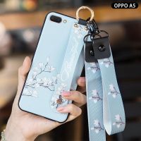 oppoa5手机壳oppo a3软a1磨砂a5防摔a3保护套女款腕带支架送挂绳