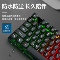 键盘鼠标套装发光机械手感有线台式机电脑笔记本游戏办公通用