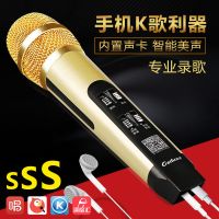 全民k歌手机话筒唱吧麦克风内置声卡k歌神器安卓苹果电脑k歌专用