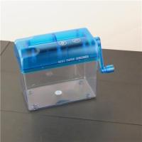 a6桌面迷你静音手摇碎纸机办公家用手动粉碎机纸张粉碎器条状便携