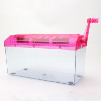 手动碎纸机a4迷你家用手摇碎纸机小型办公用碎纸机桌面条状碎纸机