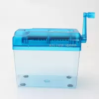 手动碎纸机a4迷你家用手摇碎纸机小型办公用碎纸机桌面条状碎纸机