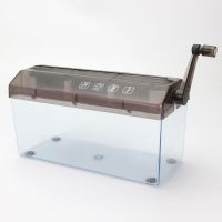 手动碎纸机a4迷你家用手摇碎纸机小型办公用碎纸机桌面条状碎纸机