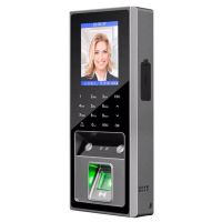 人脸识别指纹门禁系统一体机玻璃门电磁锁套装单双门办公室考勤机