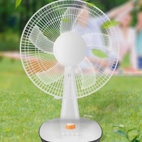 太阳能板充电风扇大风力学生太阳能蓄电池宿舍户外电扇 18寸-12000A-太阳能板款