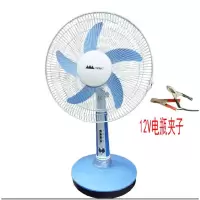 户外电瓶车台扇电动车12v电瓶16寸48v72伏60v电扇220v通用电风扇 16寸12V风扇+12V电瓶夹子