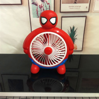 插电小风扇宿舍卡通扇可爱静音小型风扇床上电风扇办公室风扇宿舍 萌蜘蛛(1.6米插头线)两项电源插头