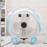 落地办公室学生台扇静音风力小款小型电风扇带线专用家用宿舍儿童 M64-白狗