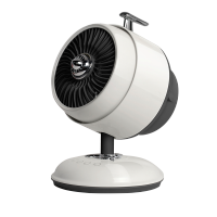飞机引擎电风扇台式家用空气循环扇小型桌面涡轮对流静音风扇 白色