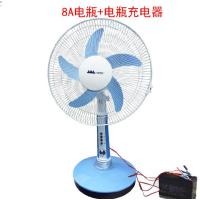多功能台扇12v16寸电瓶电动车二轮三轮摩托车电风扇品字插头电扇 16寸12V风扇+8A电瓶