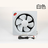 家用通风机抽烟排风扇洗手间小型厨房风扇简易排风扇吸烟饭店静音 白色