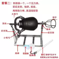 老式手摇爆米花机器商用传统爆米花机大炮锅蹦栗子机干嘣鸡爆谷机 5斤熟铁锅 电动套餐1