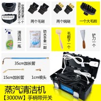 高温蒸汽清洁机高压空调清洗机油烟多功能家电清洗工具全套一体机 手柄控制款+空调罩+烟机罩【3000W】