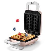 三明治早餐机轻食机可丽饼华夫饼机家用多功能加热吐司魔法包 莫兰迪粉