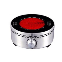 电陶炉茶炉 德国技术无辐射电陶炉家用静音泡茶炉迷你小型煮茶器 旋钮款（银色）